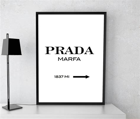 plakát prada|prada marfa print.